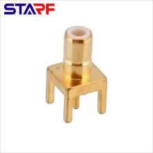 STA Straight 180degree SMB Male Through Hole PCB Mount connector Amphenol 142138 142136